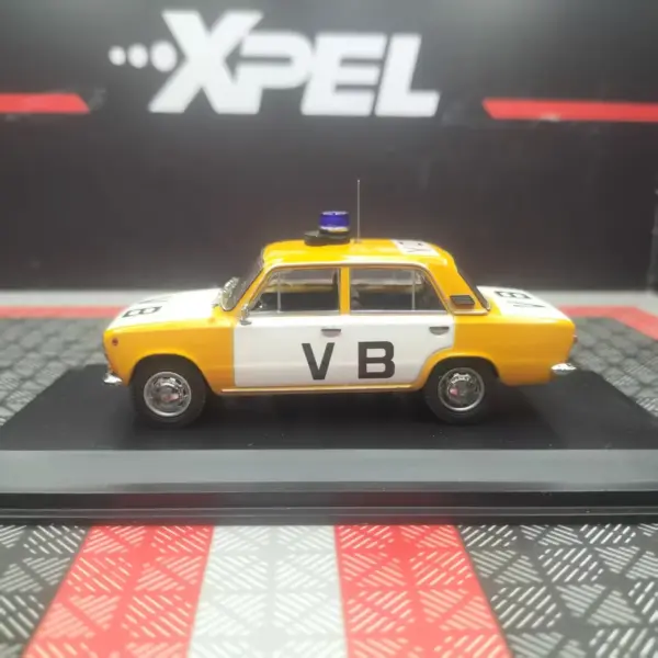 Soviet LADA 1300 VB Police Car Model with Flaws - Image 4