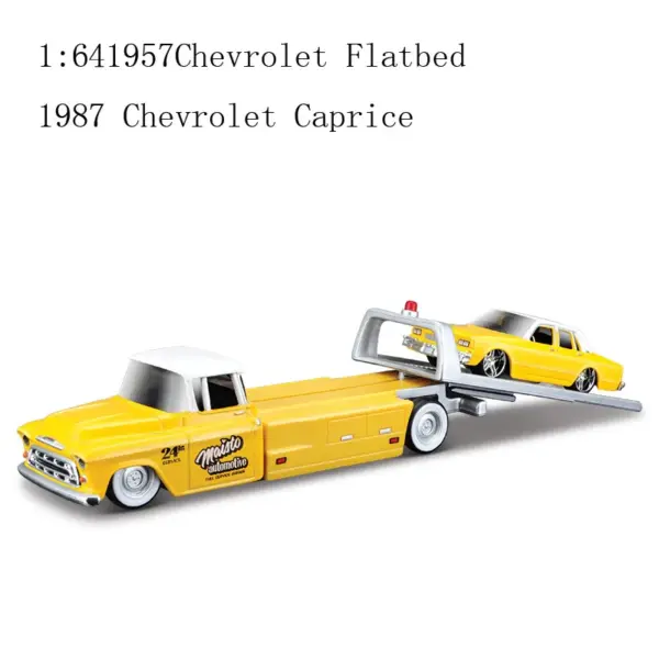 Maisto 1:64 Diecast Transport Trailer Set - Image 21