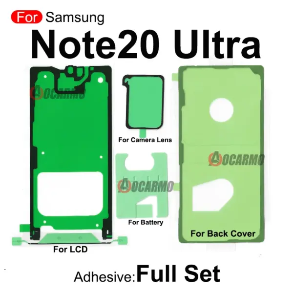 Samsung Galaxy Note 20 Ultra Full Sticker Set - Image 6