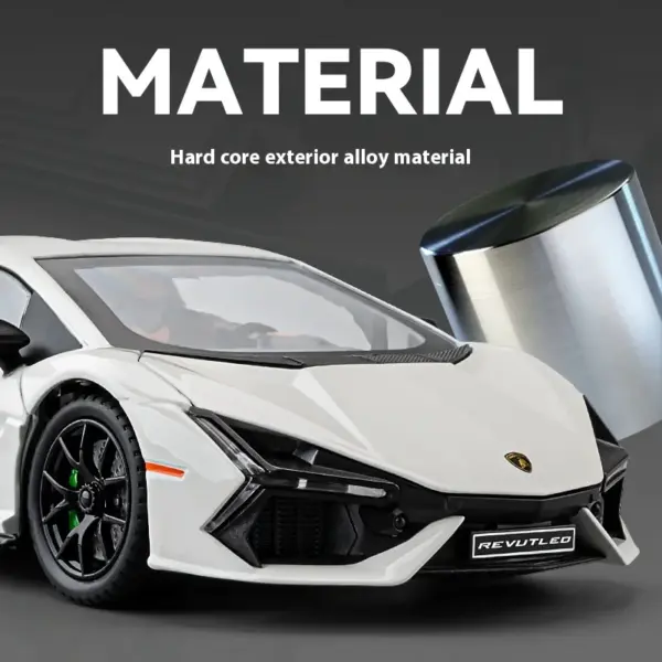 1:24 Lamborghini Revuelto Alloy Diecast Model Car - Image 3