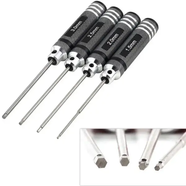 Titanium Nitride Hex Driver Wrench Set 1.5-3mm - Image 6