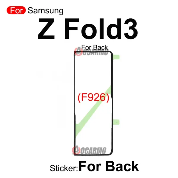 Samsung Galaxy Z Fold3 F926 LCD Back Cover Adhesive - Image 2