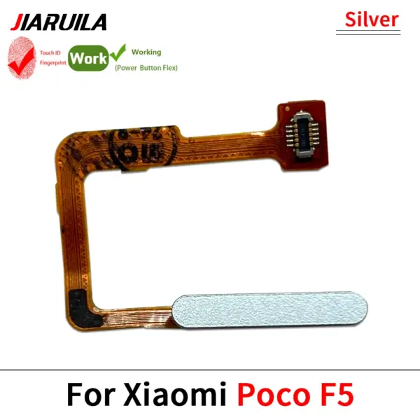 Fingerprint Sensor Home Return Key Flex Cable for Xiaomi Poco F4 GT - Image 12