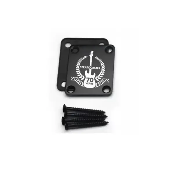 Tele Electric Guitar Neck Plate with Screws - Image 5