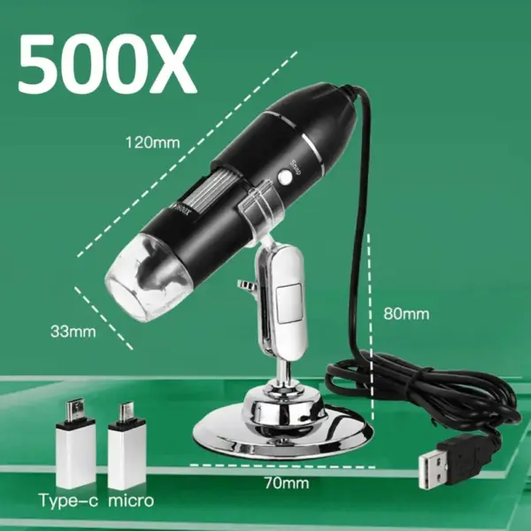 500X/1000X/1600X USB Digital Microscope Camera - Image 8