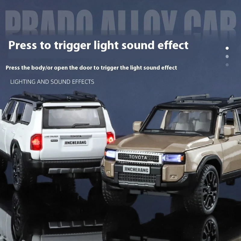1:32 Toyota Prado Land Cruiser Diecast Model 3 1:32 Toyota Prado Land Cruiser Diecast Model - Image 3
