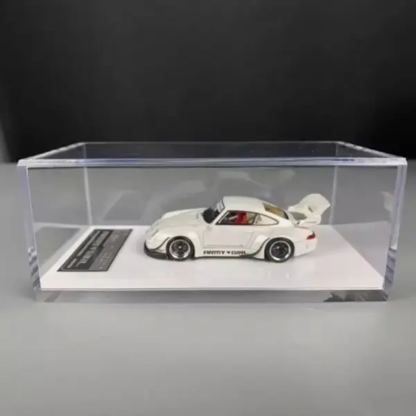 Resin RWB 993 911 ARMY GIRL 1:64 Model Car - Image 7