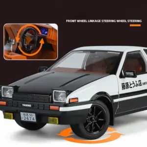 1/18 Toyota AE86 TRUENO Diecast Car Model 12 S7b12381599eb422fb60348955f9e764an