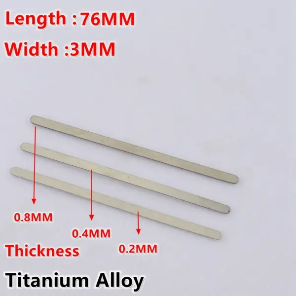 Titanium Alloy Acoustic Guitar Nut Spacer Set - Image 8