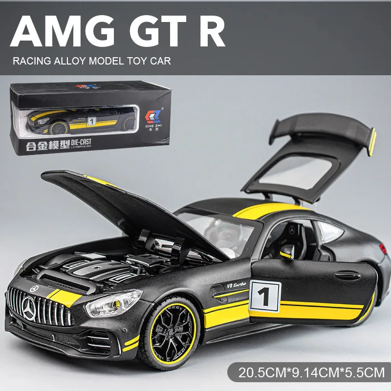 1:24 Scale Benz GTR Diecast Car Model 9 1:24 Scale Benz GTR Diecast Car Model - Image 9