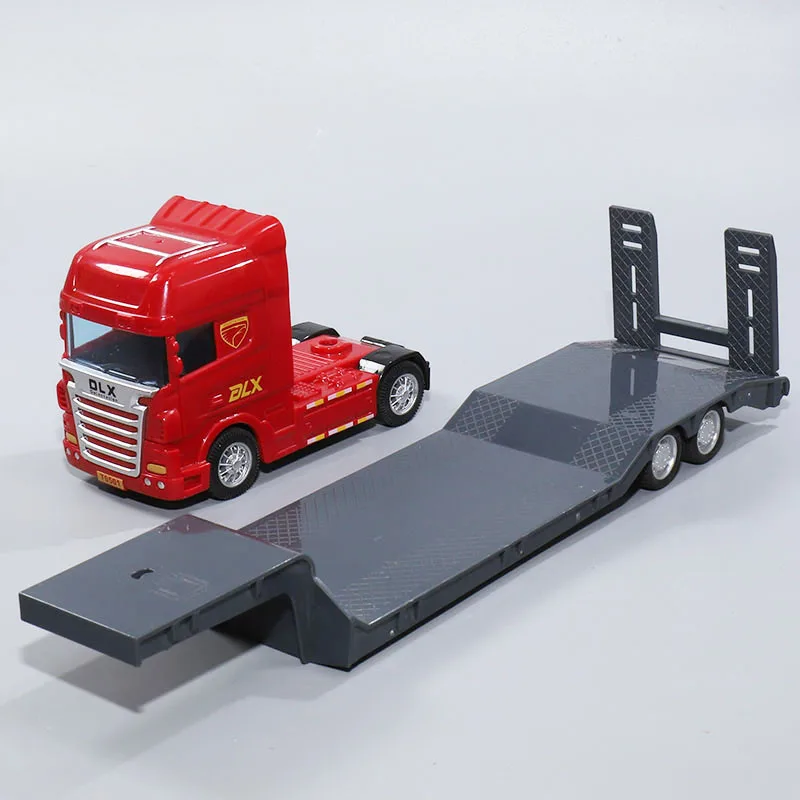 1:50 Diecast Plastic Flatbed Trailer Model 2 1:50 Diecast Plastic Flatbed Trailer Model - Image 2
