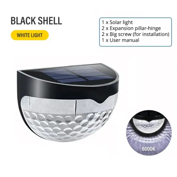 Solar LED Fence Lights Waterproof Outdoor Decor - Image 8