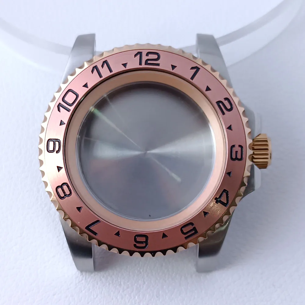 40.5mm Stainless Steel GMT Watch Case NH35/NH36 145 40.5mm Stainless Steel GMT Watch Case NH35/NH36 - Image 145
