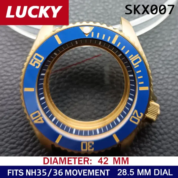 N H35 42mm Stainless Steel Watch Case - Image 21