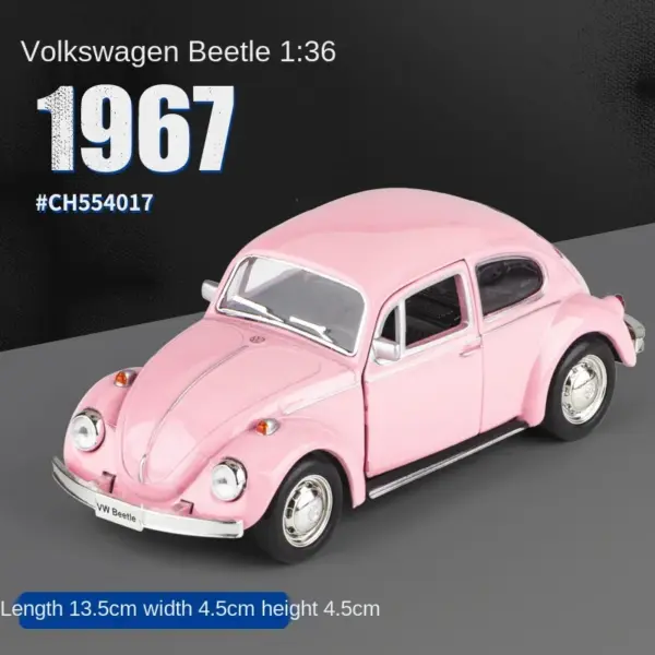 1/36 Pink Benz Bentley BMW Diecast Model Car - Image 7