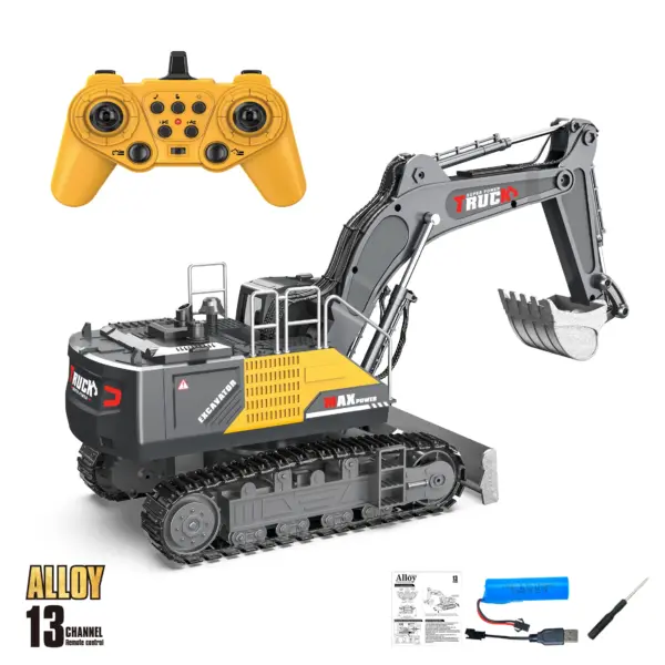 1/18 RC Excavator Electric Toy with 12+ Channels - Image 9