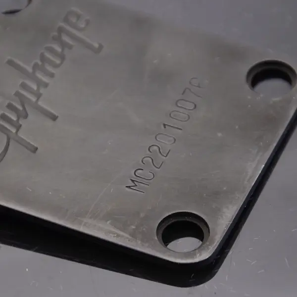Electric Guitar Bass Neck Plate with Screws - Image 3