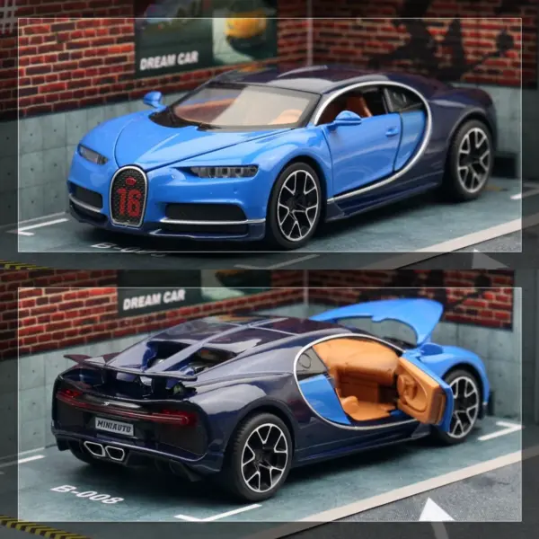 Bugatti Chiron 1/32 Diecast Model Car - Image 7