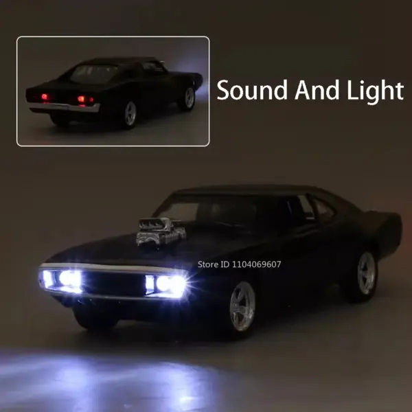 1970 Charger 1:32 Scale Diecast Model Car - Image 5
