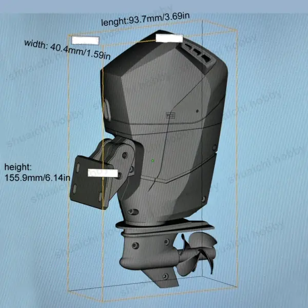 3S RC Boat Outboard Motor 2217 Brushless Engine - Image 5