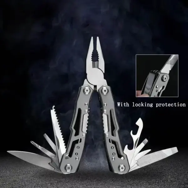 Portable Tactical Multi-tool Folding Knife Pliers - Image 2