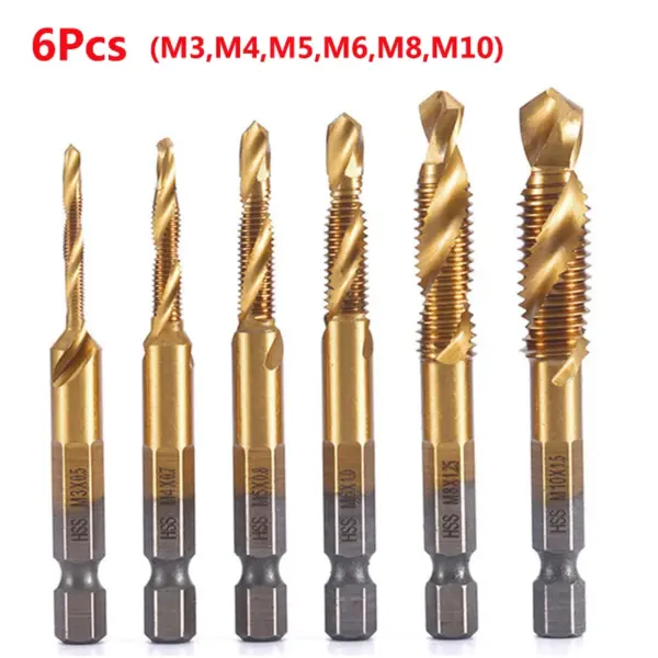 HSS Metric Tap Drill Bits Set M3 to M10 - Image 17