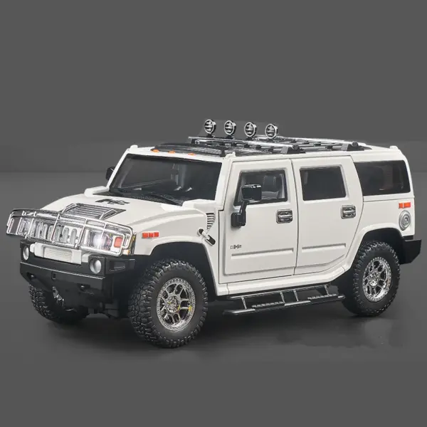 1/18 Hummer H2 Diecast SUV Model with Lights - Image 10