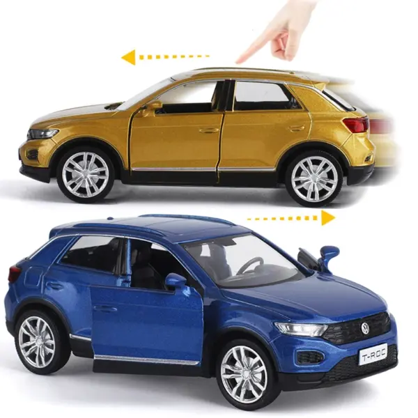 1:36 Volkswagen T-ROC SUV Diecast Model Car - Image 4