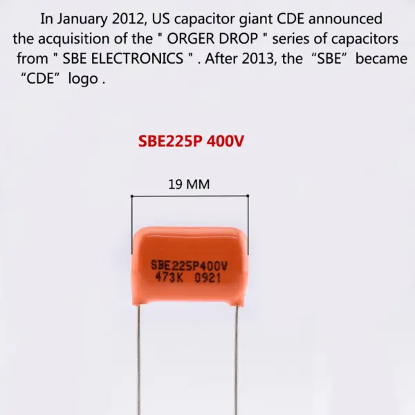 Original Elpac 0.047UF Guitar Tone Capacitor - Image 3