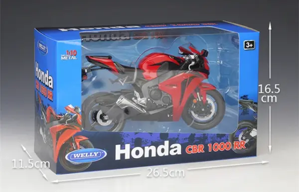 1:10 Honda CBR1000RR Alloy Motorcycle Model - Image 7