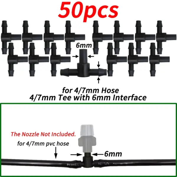 Barbed Couplings for 4/7mm Hose - 20/50/100PCS - Image 13