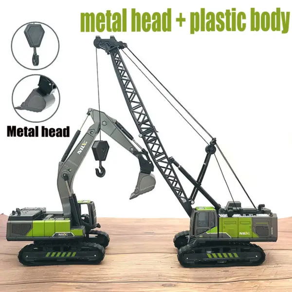 Alloy Diecast Engineering Truck Model Set - Image 6
