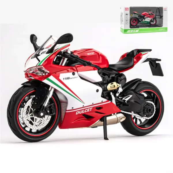 1:12 Maisto Panigale Alloy Racing Motorcycle Model - Image 9