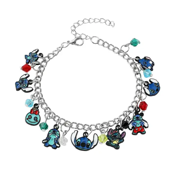 Stitch Silver Plated Charm Bracelet for Women - Image 11