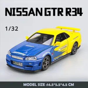 Wild Speed Nissan Skyline GT-R R34 Alloy Model 23 S7d6450b0dc8348aeb68aacac88740d3cZ