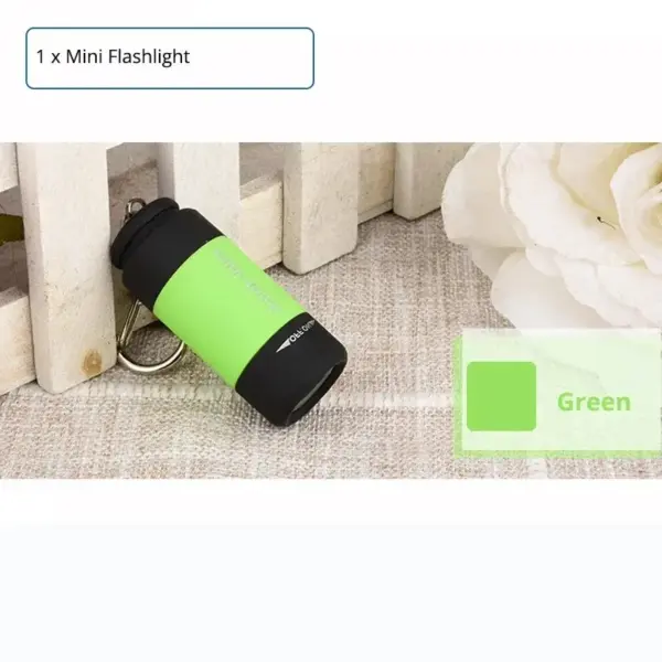 Mini USB Rechargeable Keychain Flashlight S-157 - Image 7