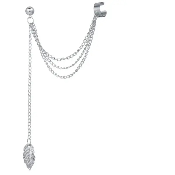 Long Tassel Ear Cuff Earrings Unisex Style - Image 29