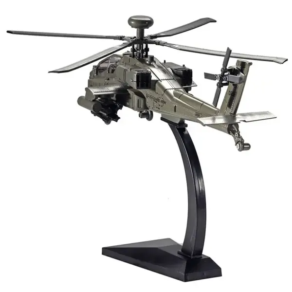 1:32 Alloy Apache Helicopter Model Display - Image 4