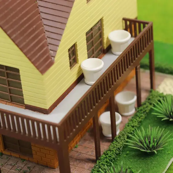 24pcs HO Scale Miniature Flower Pots - Image 6