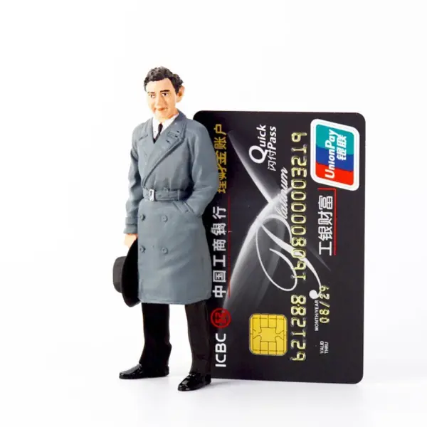 1/18 Scale Resin Car Designer Figure Doll - Image 4