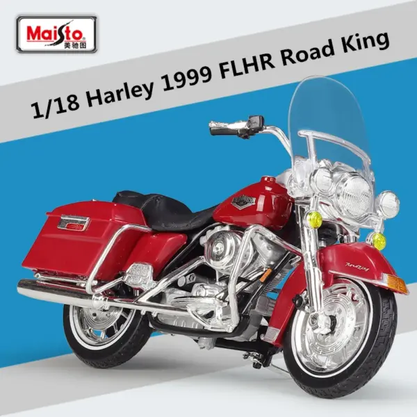 Maisto 1:18 Harley Davidson Road King Model - Image 7