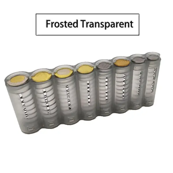 8 Slot Black Euro Coin Dispenser Organizer - Image 8