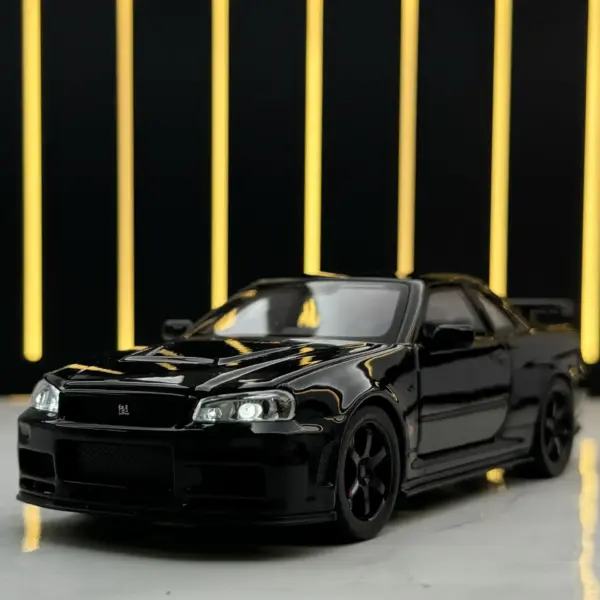 1:32 Nissan Skyline GTR R34 Diecast Model Car - Image 2