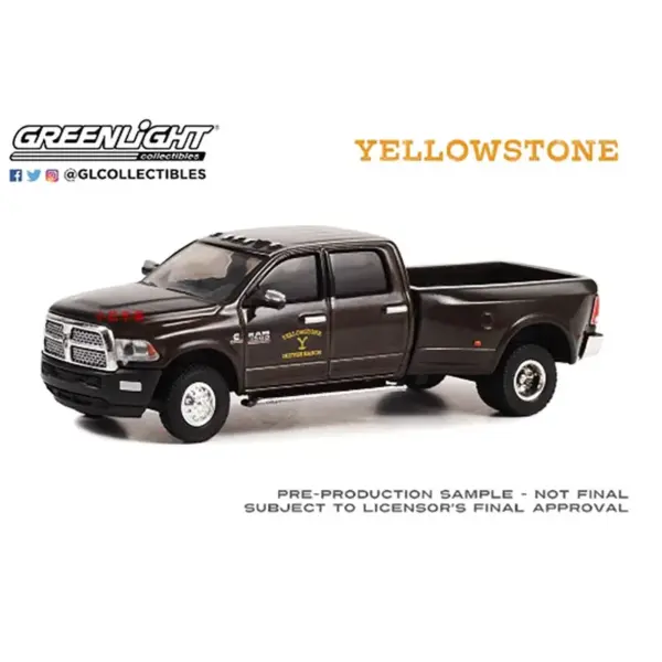 1:64 Scale 2017 RAM 3500 Alloy Model Car - Image 3