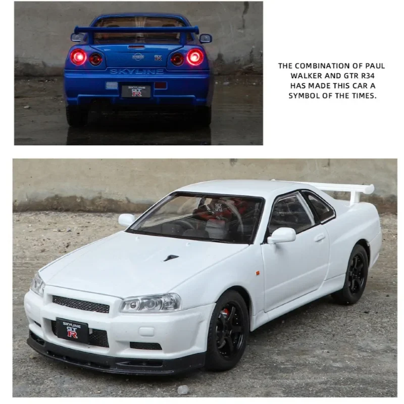 Wild Speed Nissan Skyline GT-R R34 Alloy Model 4 Wild Speed Nissan Skyline GT-R R34 Alloy Model - Image 4