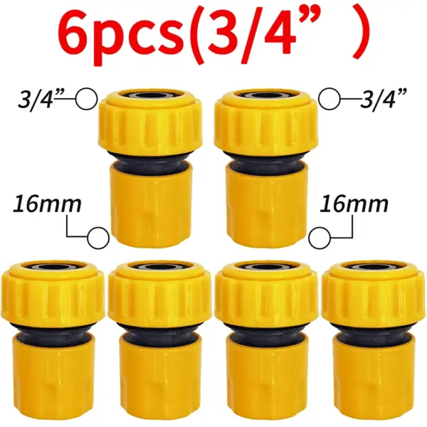 6PCS Garden Hose Repair Connectors 3/4 1/2 inch - Image 7