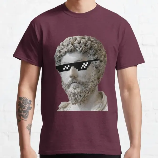Marcus Aurelius Stoic Philosophy T-Shirt - Image 11