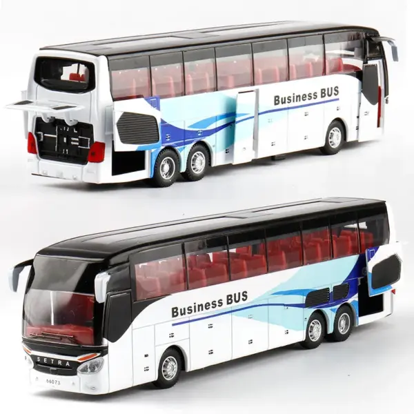 1:32 Alloy Pull Back Diecast Bus Model - Image 6