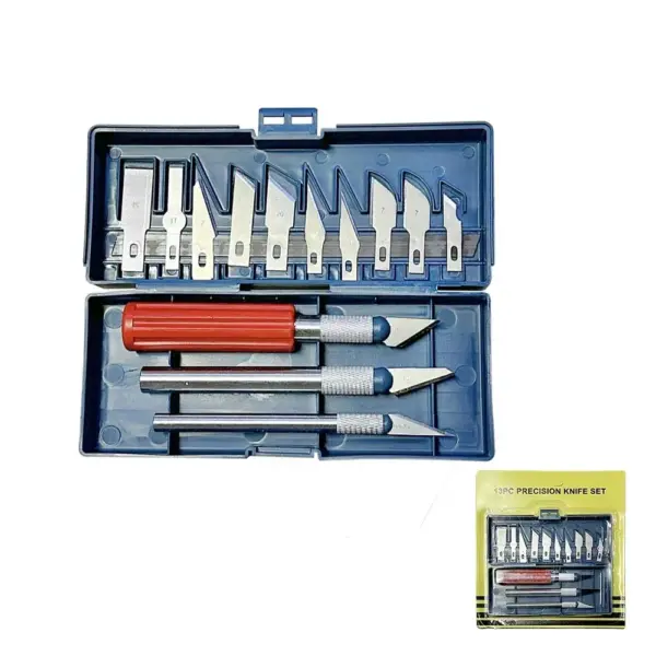 13-Piece Metal Carving Knife Set