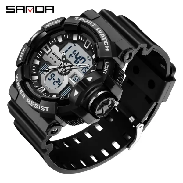 SANDA 3129 Military Sport Quartz Wrist Watch - Image 12